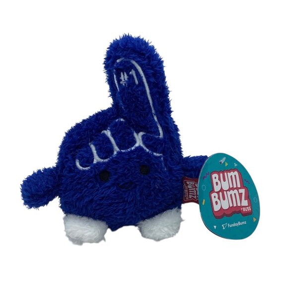 Bum Bumz Fan Finger Fannie #1 Plush Stuffed Toy Russ Kellytoy Age 3+ Sports 6" - Picture 1 of 8